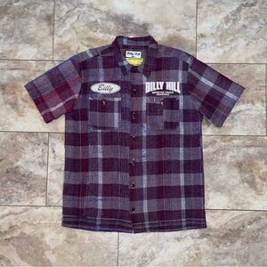 1 Of 1 Billy Hill X Kentucky Boy Tyler Scrap Quilt Mechanic Shirt Size 1 - Large